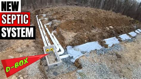 septic distribution box depth|septic system d box installation.